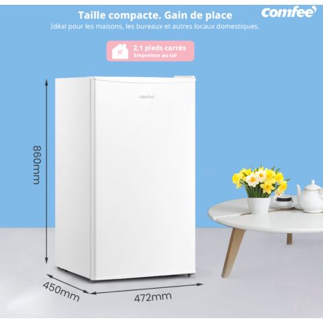Comfee – Réfrigérateur table top RCD132WH2 – 93L – Classe E – 45 x 47.2 ...