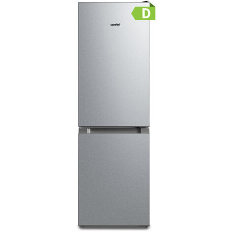 Comfee – Réfrigérateur combiné 174L Low Frost RCB169DS3 – Congélateur en bas – Classe D – 38 dB – Dimensions 150x47x51cm – Gris