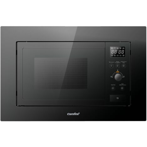 Comfee – Micro-ondes encastrable 20L 800W CBMAM820BJLBK – Dimensions L59,5 x H38,8 x P40 cm – Noir – 8 menus automatiques