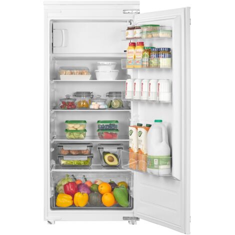 Comfee – Réfrigérateur encastrable 1 porte 190L – Classe E – Froid statique – L54 cm x H123,3 cm x P55 cm – Charnière réversible