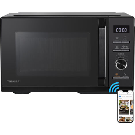 Micro-ondes Grill Combiné Pose libre MW3-SAC26SF(BK) 26L, 900W + Gril 1000W + Convection 2100W – Friteuse sans huile & Connecté WiFi