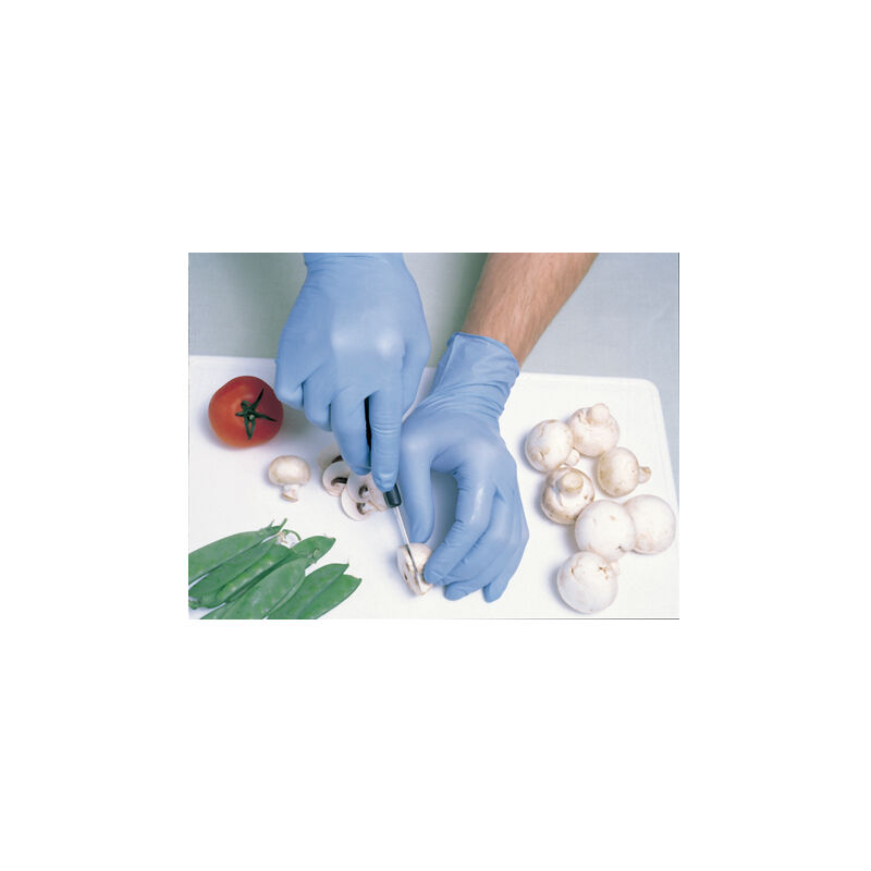 100pcs Gants Jetables en PVC Transparent Gant de Protection Étanche pour  Cuisine Aliments Examen Médical