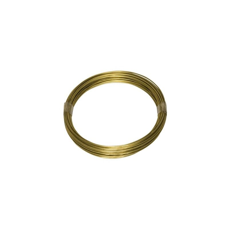 Fil de cuivre pour bijoux diamètre 0,30 mm, 25 mètres - Laiton or