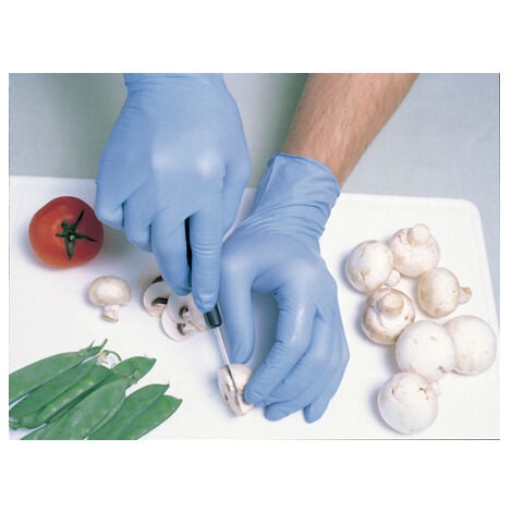 Gants nitrile blanc - Gant d'examen multi-usage - Nitrile non