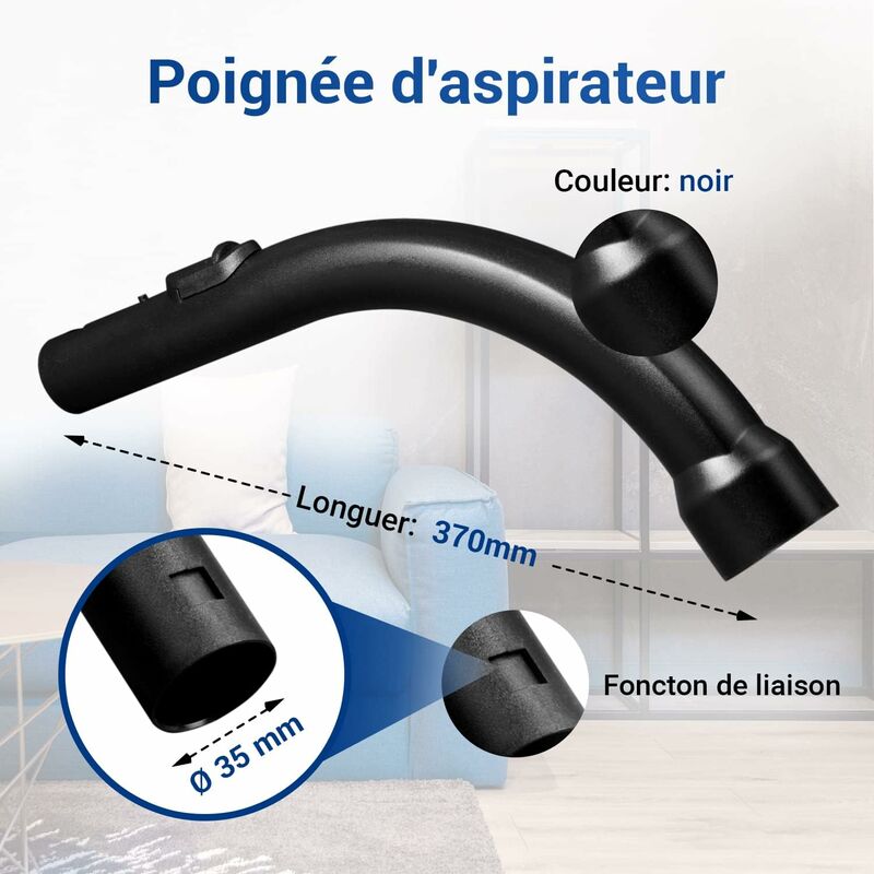 Poign e pour Aspirateur Miele Accessoires pour Aspirateur Miele