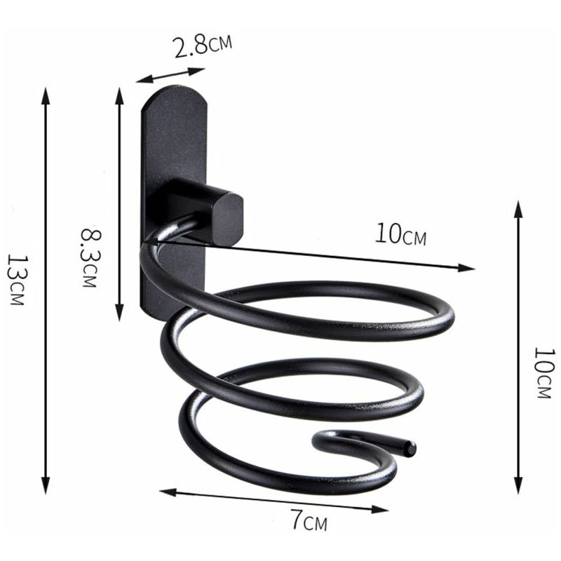 Supporto per Piastra Capelli da Tavolo con 3 Ventose