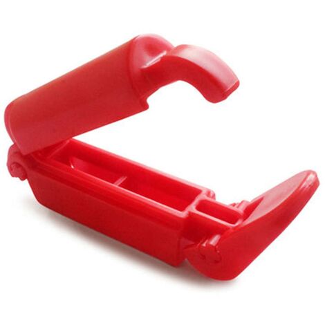 Clip con fibbia di sicurezza per cintura di sicurezza auto per bambini, 2  articoli, rossa