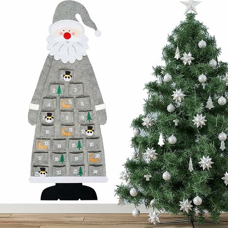 Calendario Avvento Natale BETESSIN - 24 Scatoline Regalo Blu E Bianco - Foto 8