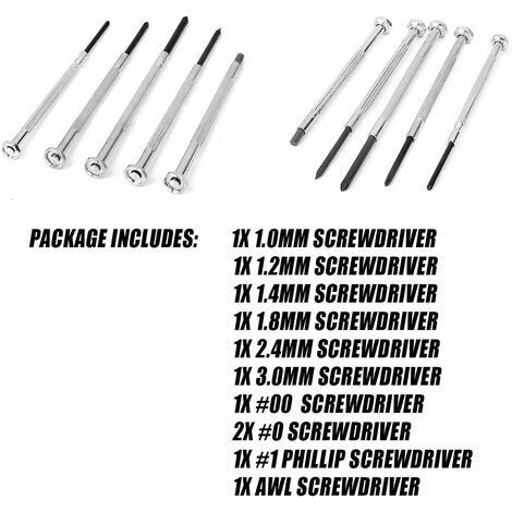 Kit di cacciaviti di precisione per riparazioni elettroniche di laptop,  computer, occhiali, orologi e altri dispositivi