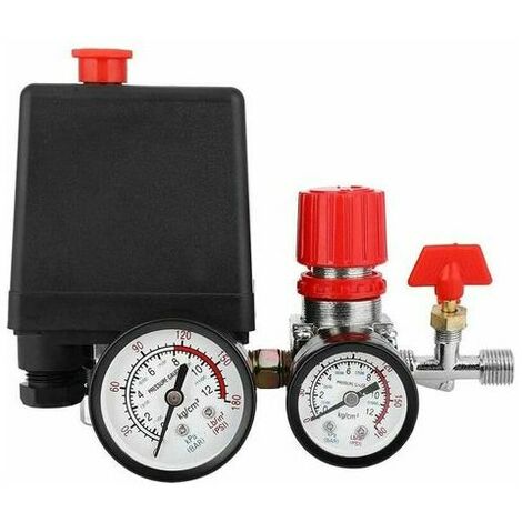 Compressore D'aria Pressostato Valvola Pressostato Compressore D'aria Con Regolatore Manometro Ulisem 83805018