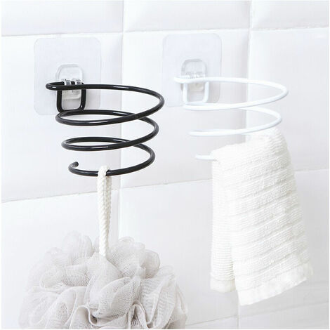 1pc Porta asciugacapelli da parete Adesivo semplice Senza foratura Porta  asciugacapelli per bagno dell'hotel Toilette