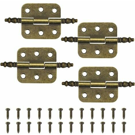 2 Cerniere Plastiche 50x50mm Per Porte | Aletta Pieghevole - Foto 10