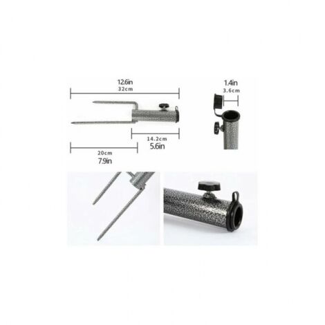 Supporto Per Ombrellone Da Balcone - Regolabile E Facile Da Installare Senza Forare - Foto 3