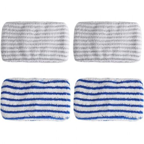 Set Di 6 Tappetini Di Ricambio Per Mocio Da Pulizia Rimovibile E Lavabile In Lavatrice Per Pavimenti Panni In Microfibra Sostitutivi Per Mocio - Foto 4