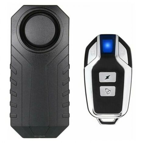 Allarme Vibrazione Per Bici E Moto, Impermeabile IP55, Con Telecomando, 113 DB, Sensibilità Regolabile, Antifurto