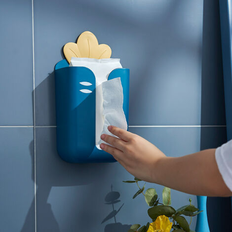 PORTA ROTOLO CARTA IGIENICA CON COPERTURA FISSAGGIO PARETE BAGNO 52012