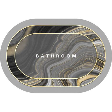Echaprey semicircolare antiscivolo cucina bagno WC zerbino tappetino tappeto mantiene i pavimenti puliti Home Decor, Cammello, Large