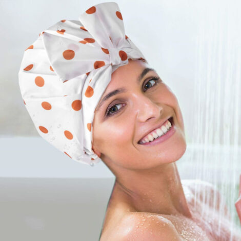 Cuffia Da Bagno Donna In Nylon Nero – Morbida E Elasticizzata Per Capelli Lunghi, Ricci O Trecce – Ideale Per Piscina E Doccia - 3