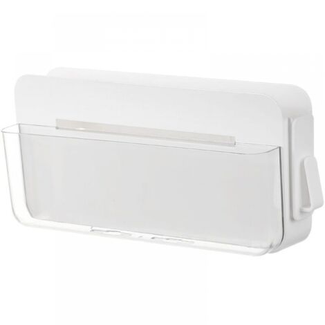 Lntyq Set Di 2 Portaoggetti Per Doccia, Portaoggetti Per Doccia Senza Foratura Mensola Da Parete Con 6 Ganci Rimovibili Per Bagno Cucina Bianco 86940092