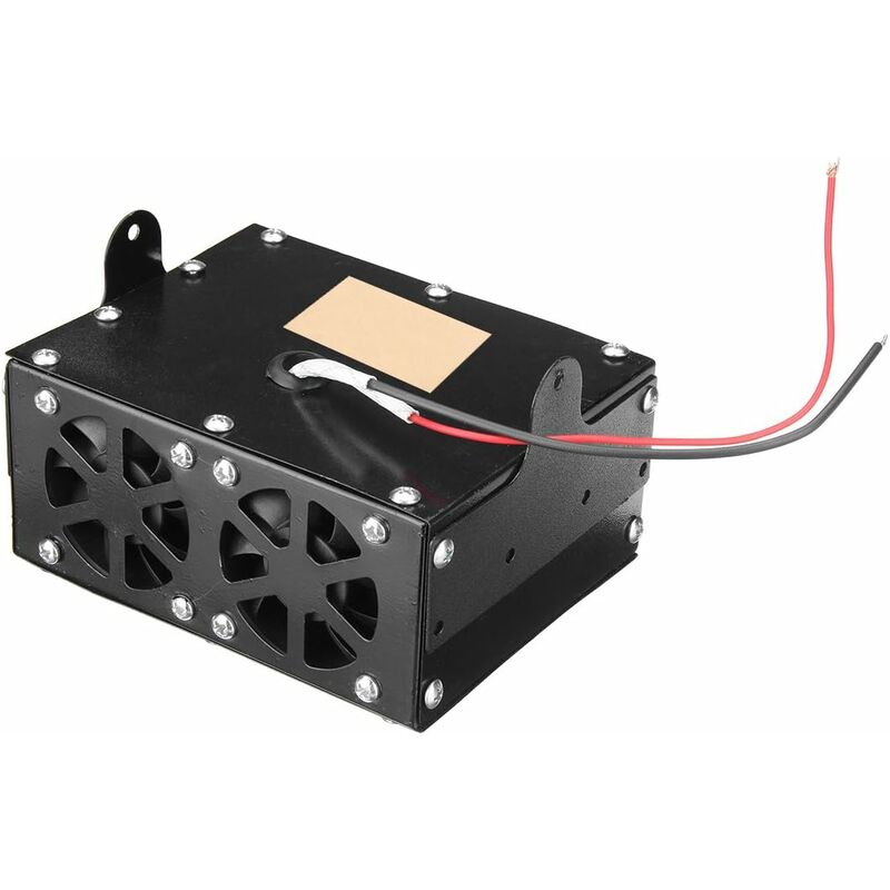 Chauffage/Ventilateur De Voiture 12V/24V 300W TOTMOX | 2 En 1 Dégivrage/Désembuage | Branchement Allume-Cigare | Noir - Pour Hiver Et Été
