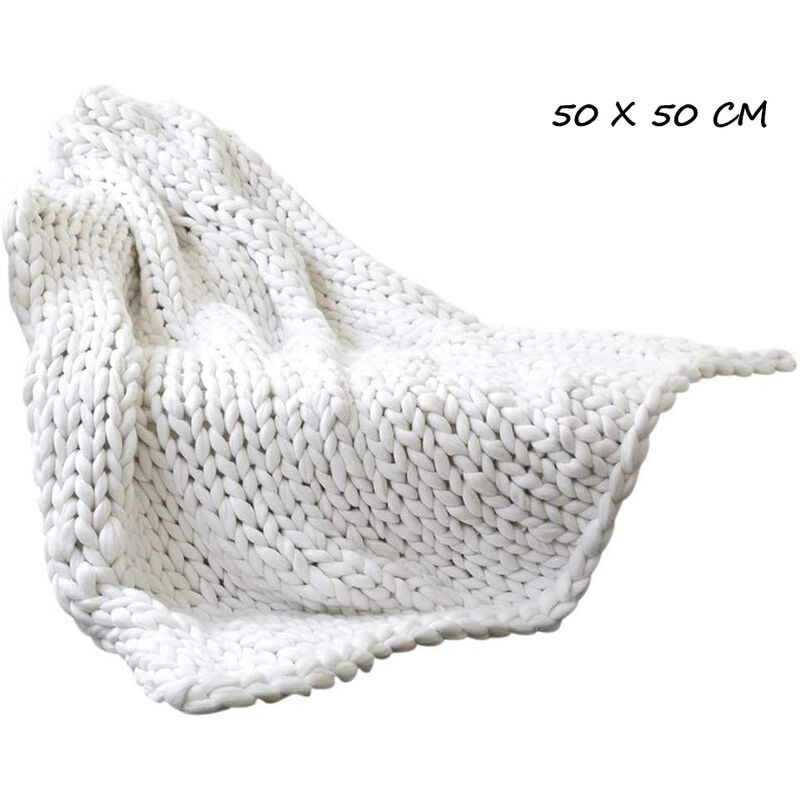 1pc Fil De Coton Épais Pour Tricoter Avec Les Bras, Crochet, Super