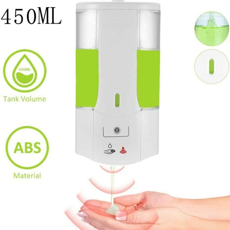 Distributeur d'alcool automatique mains libres, recharge blanche de 320 ml,  JB 8