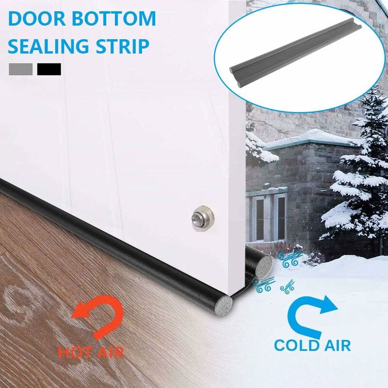 Joint de porte double boudin anti-froid et anti-odeur de 85 cm