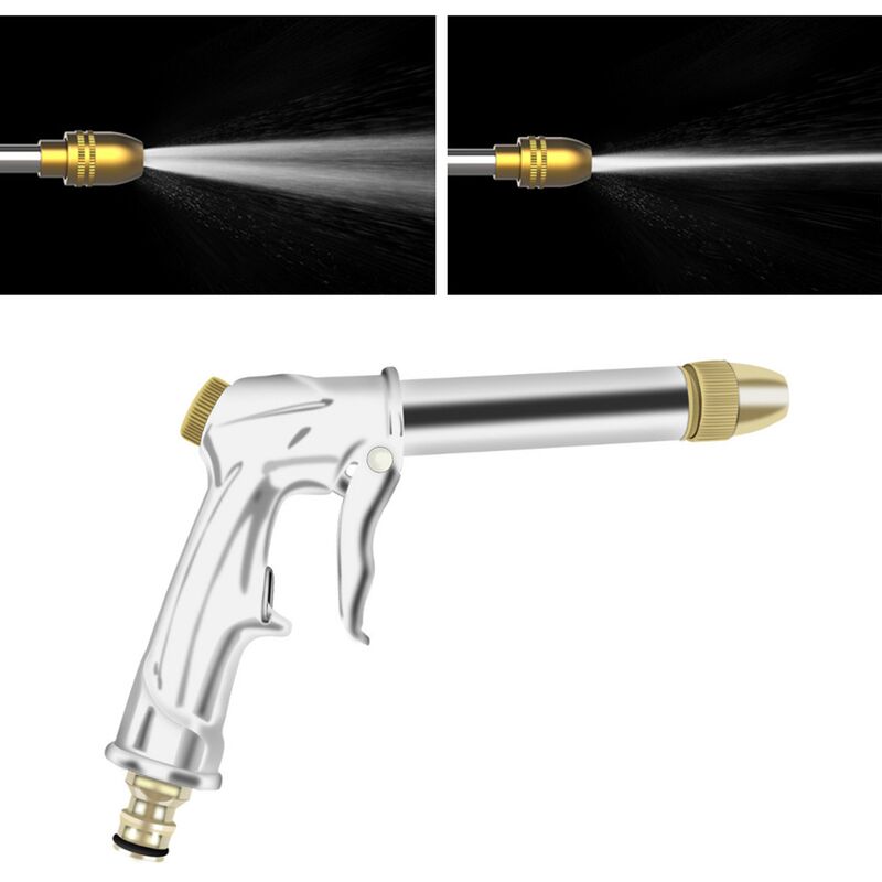ZVD Pistolet Pulvérisateur Pour Tuyau D'arrosage Avec Buse En Laiton, Pulvérisateur D'arrosage
