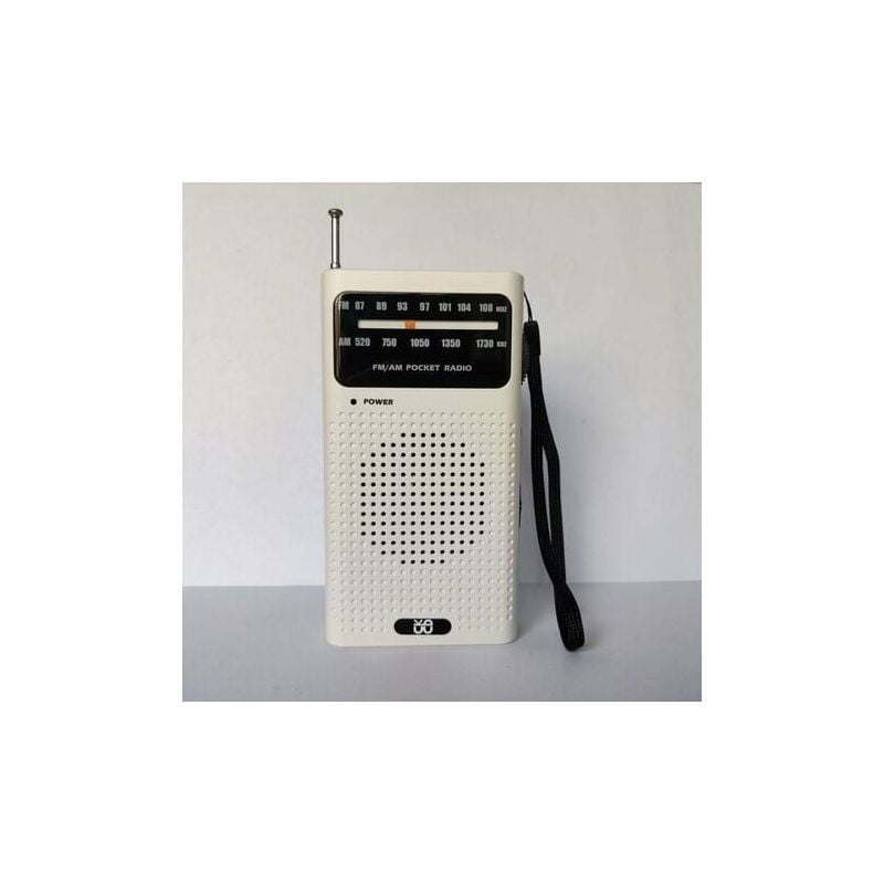 Radio Portable Poste Radio Transistor Radio de Poche Petite FM AM Radio, et Haut-Parleur（le noir）