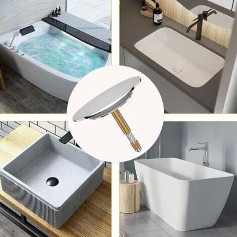 BOUCHON DE BAIGNOIRE En Laiton Résistant Aux Fissures Améliore La