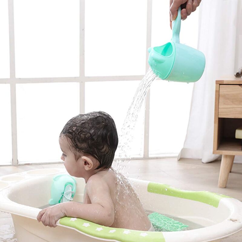 Arrosoir De Bain Bébé - Gobelet De Rinçage - Design Cartoon - ABS épais - Pour Lavage De Cheveux Et Jardinage