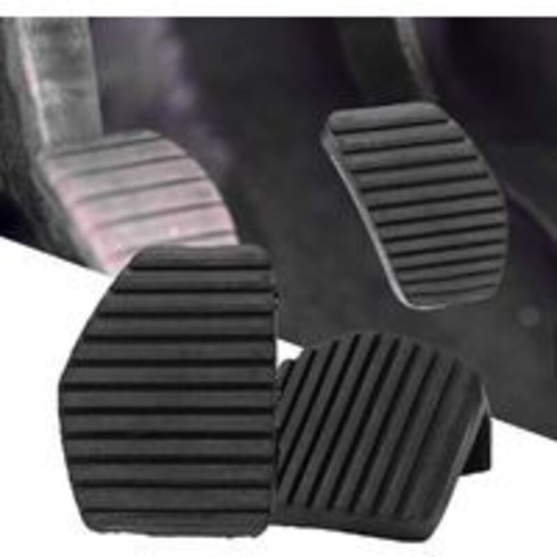 Copripedali Freni E Frizione Per Peugeot E Citroen - Gomma, 2 Pezzi