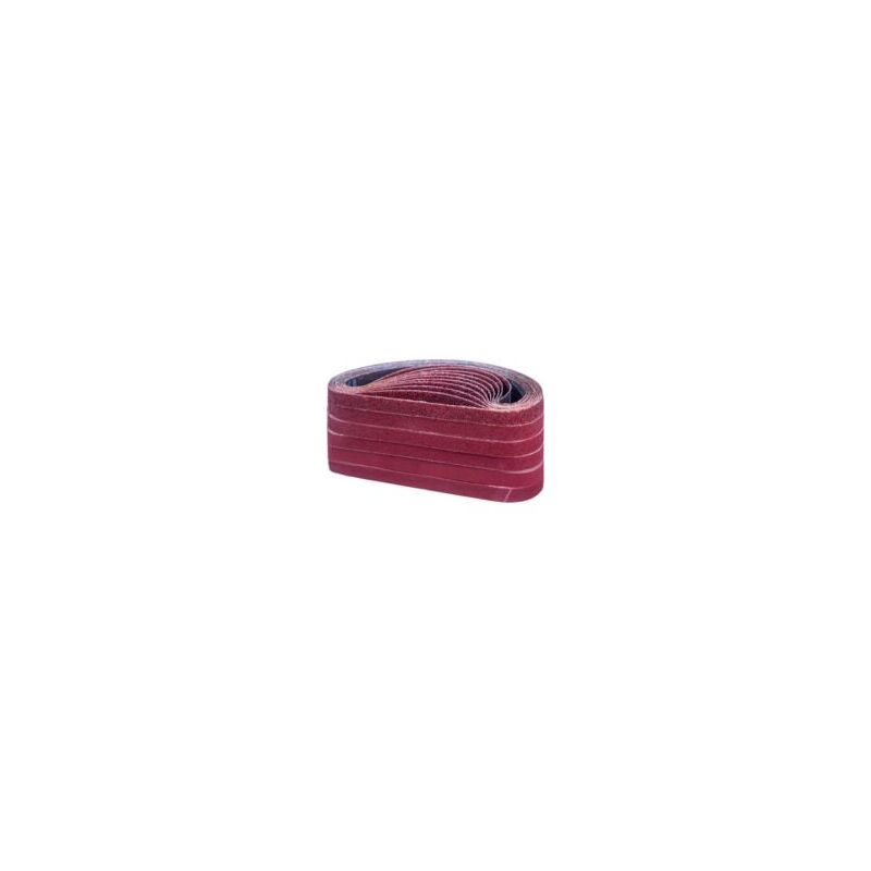 24 Bandes Abrasives En Tissu - 13x457 Mm - Mix Grains 40-240 - Compatible Black&Decker, FERM, Proxxon