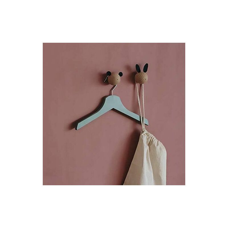 Cintres Bois Pour Bébé 10 Pièces | Rangement Vêtements Enfants