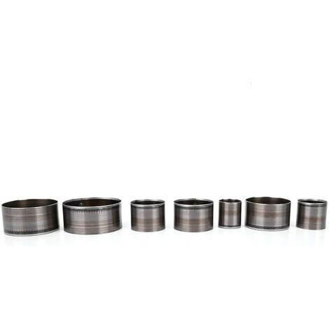 4 Poinçons Étoile Pour Cuir - Forme Trou Creux - Acier Allié - Avec Boîte De Rangement