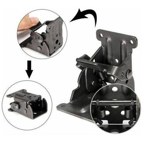 Degrés Charnière Pliante Autobloquante Le Panneau D'extension De Table Rabattable Support