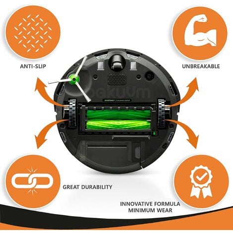 Remplacement pour irobot roomba 500/600/700/800/900 nettoyant roue avant  roulette accessoires de pneu