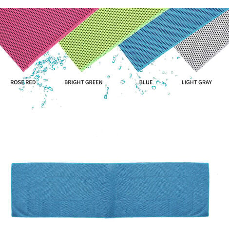 Serviette en microfibre – disponible dans toutes les couleurs et en 8  tailles – compacte & ultra-légère – Microfibre serviette – serviettes sport  et serviettes de plages (30x50cm bleu - sans sac) 
