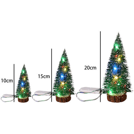 Mini Sapin De Noël Artificiel De Table Avec Boules à