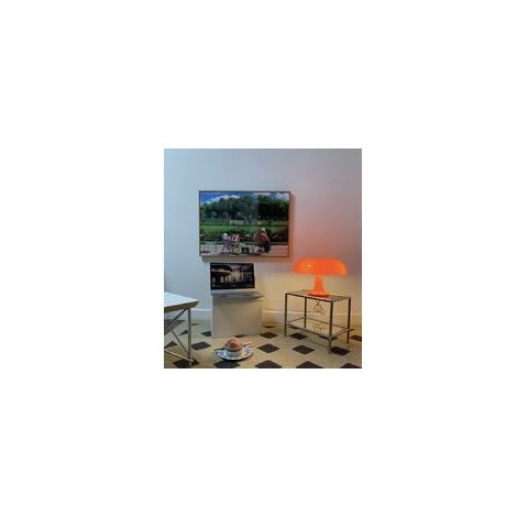 AGILITY lampe de table champignon Lampe de table en polycarbonate，4 sources lumineuses LED gratuites，Orange