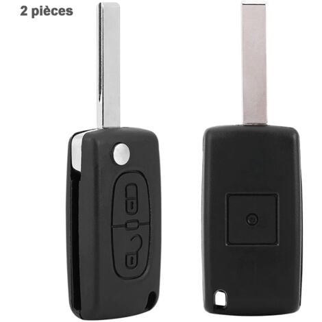 Coque de clé de voiture pliante modifiée, étui à rabat, porte-clés, 2/3  boutons, KIT 407, Citroen 607, Citroen C5, Citroen C3, Citroen C4, CE0523,  CE0536, 306, 408 - AliExpress