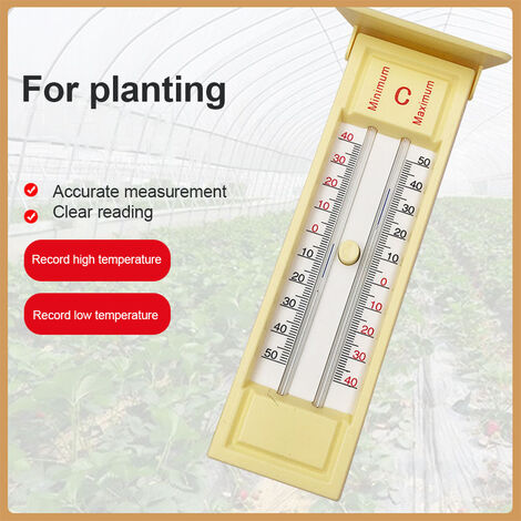 Thermomètre analogique et numérique maximum/minimum