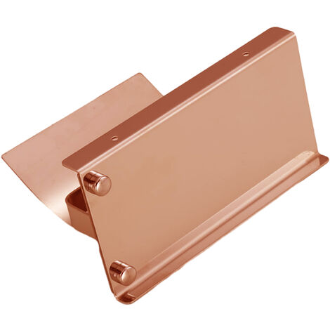 Porte-papier Hygiénique Mural, Porte-rouleau De Papier Toilette En Acier Inoxydable Antirouille Avec Étagère Pour Téléphone Pour Salle De Bain Et Cuisine Or rose.
