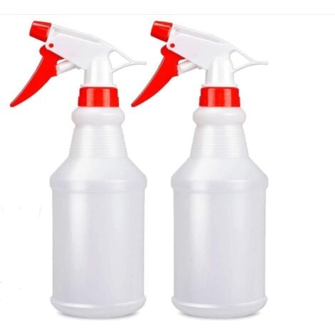 Flacons pulvérisateurs vides (500 ml/lot de 2) - Flacons pulvérisateurs  réglables pour les solutions de nettoyage 