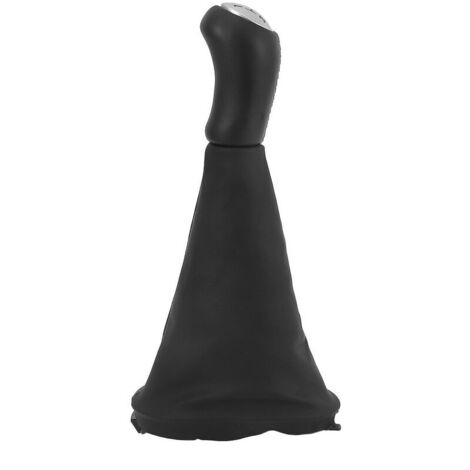 Pommeau De Levier De Vitesse 5 Vitesses Pour Peugeot 207 307 308 - Cuir Synthétique + Soufflet - Noir - 11