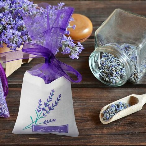 LIFKOME Lot De 10 Sachets De Lavande, Sachets De Lavande