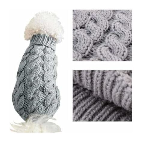 Chien Pull Manteau Chien Hiver Pull Pet Doux Tricot Laine
