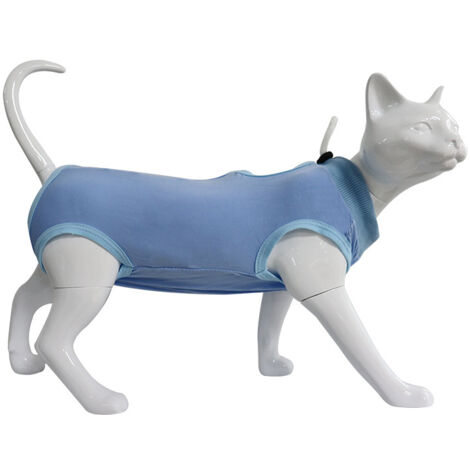 Combinaison de recuperation de chirurgie de chat pour les plaies abdominales chirurgicales vetements d interieur pour