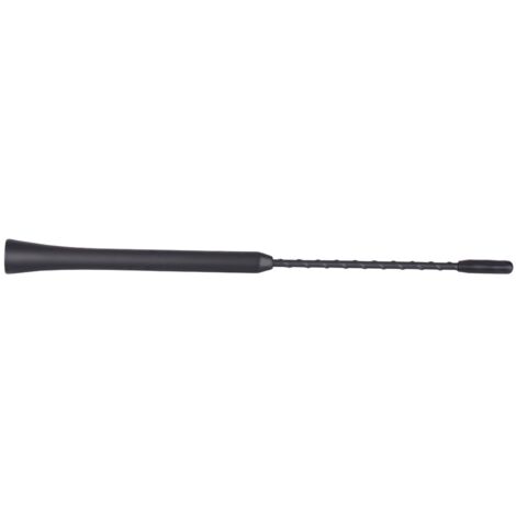 Antenne universelle pour autoradio flexible anti-bruit 22,9 cm AM FM Radio Antenne avec vis M5 M6 pour voiture