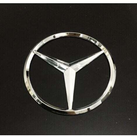 NEUF 57MM BRABUS Logo Capot Mercedes Benz NOIR Brillant Emblème CLASSE C W204 EUR 11,99 - Foto 5